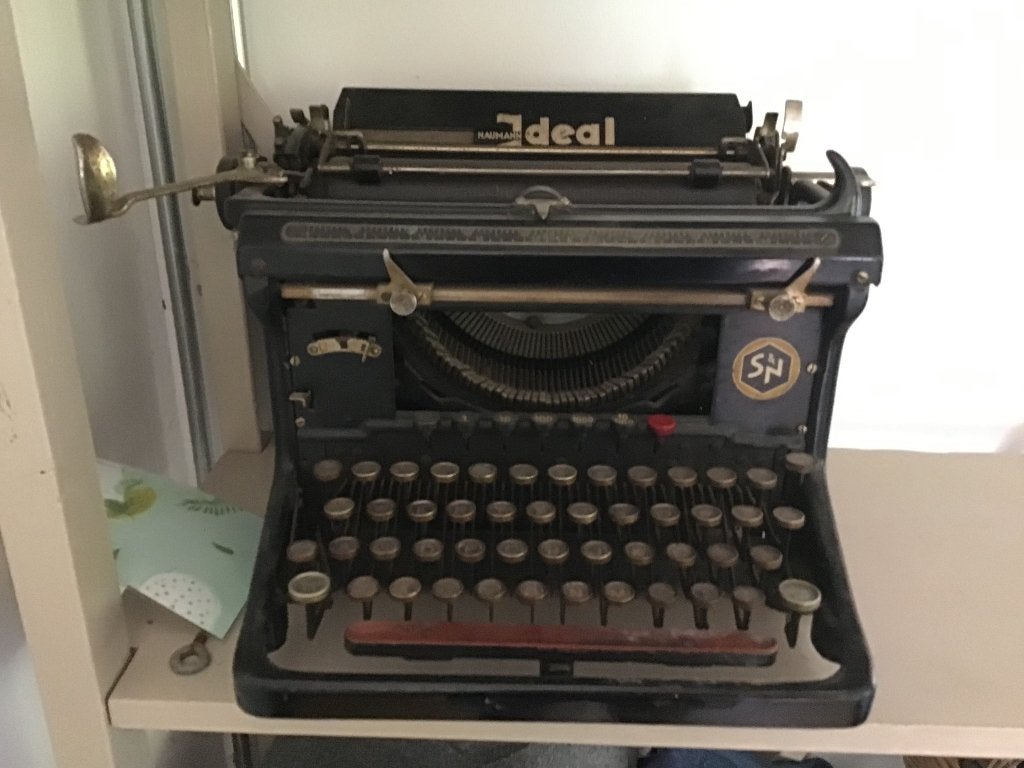 Oude typemachine, Ophalen, Gebruikt