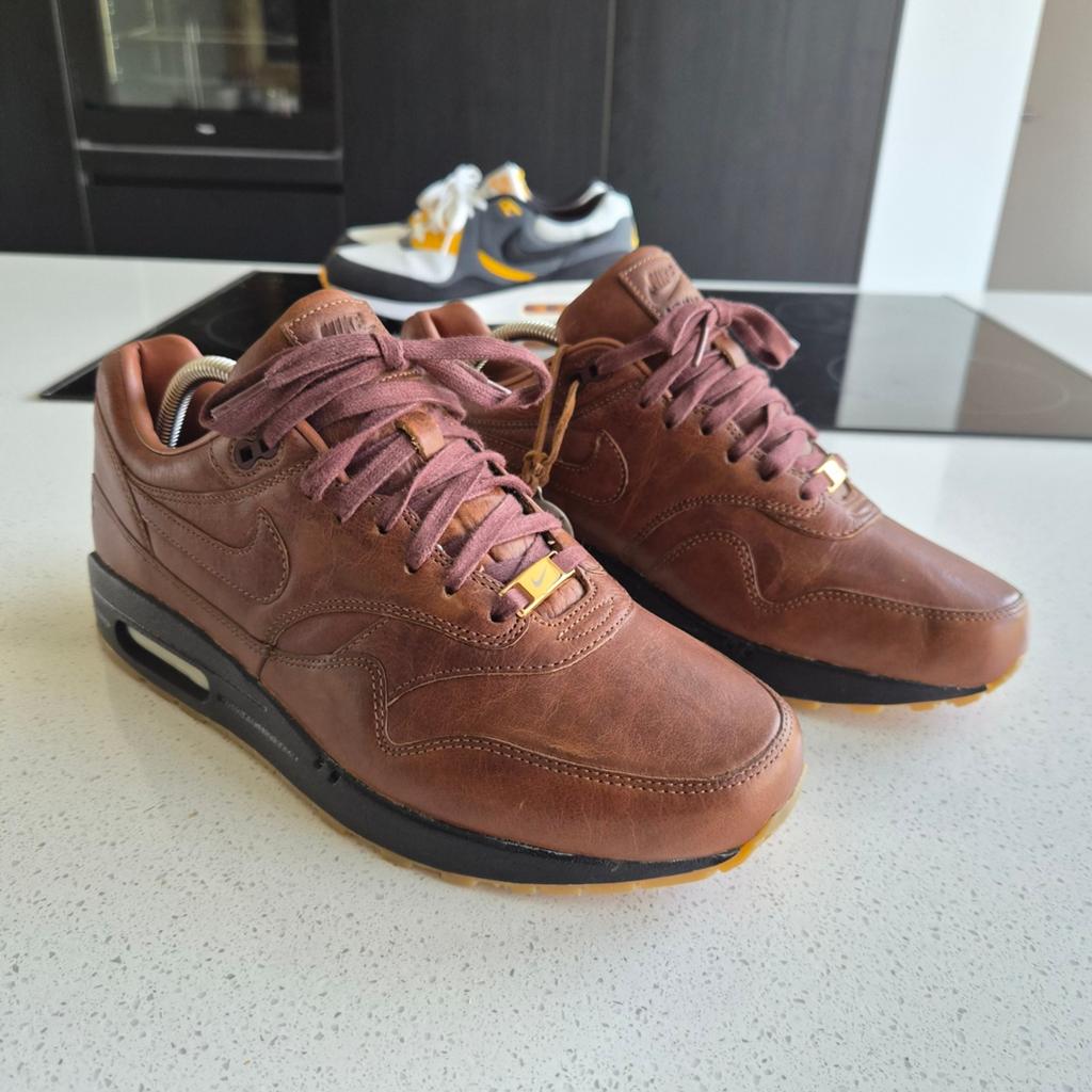 Rare "Will Leather Goods" ID Nike air max one 1 44,5 Nieuw!, Nike air max, Bruin, Nieuw, Ophalen of Verzenden
