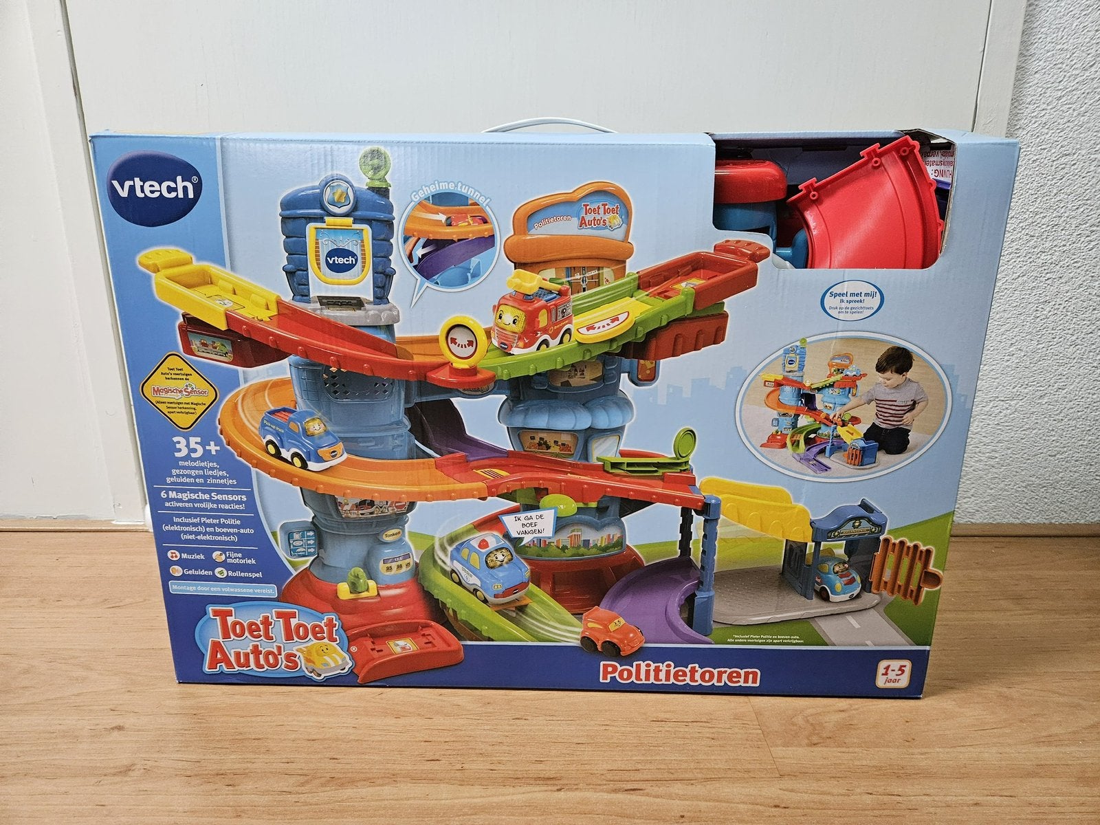 VTech Toet Toet Auto's Politietoren - Speelset, Ophalen, Zo goed als nieuw, Handmatig, Overige merken