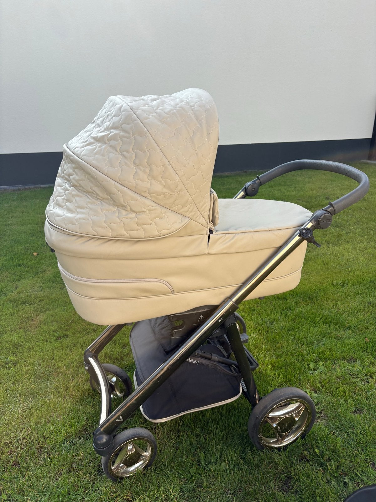 Bebecar kinderwagen met reiswieg en autostoeltje, Overige merken, Ophalen of Verzenden, Zo goed als nieuw, Combiwagen