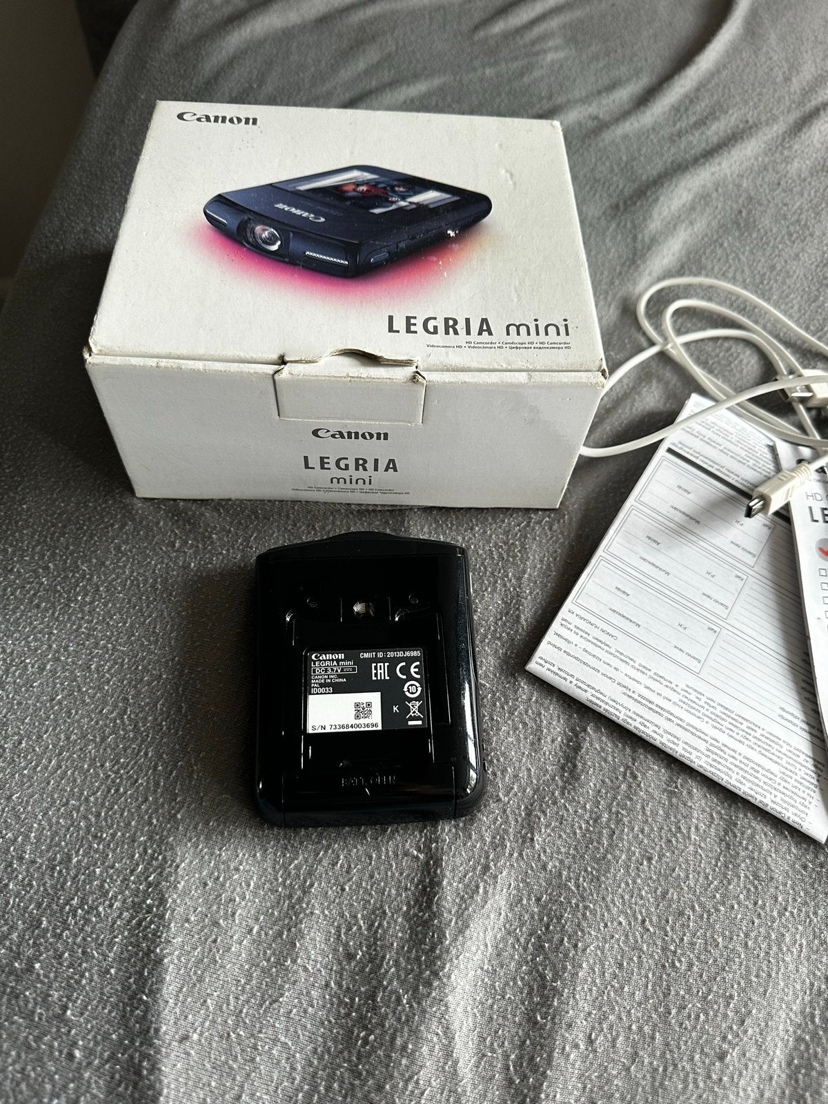Canon Legria Mini Full HD Camcorder, Full HD, Canon, Overige soorten, Zo goed als nieuw
