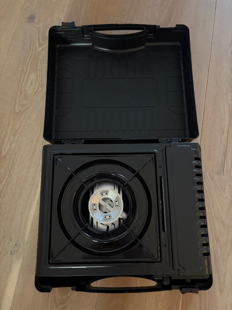 Rocktrail single burner camping stove + koffer, Caravans en Kamperen, Ophalen of Verzenden, Nieuw