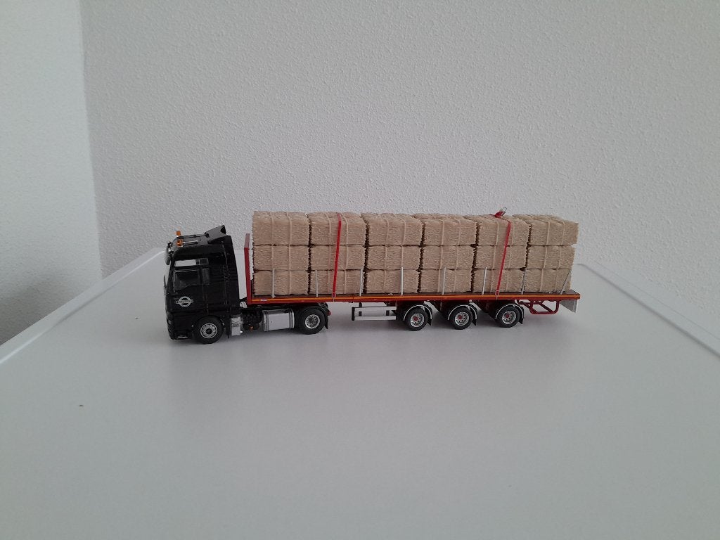 M.A.N. van Nijssen Fourages  met trailer en lading ., Verzenden, Nieuw, Bus of Vrachtwagen, Tekno