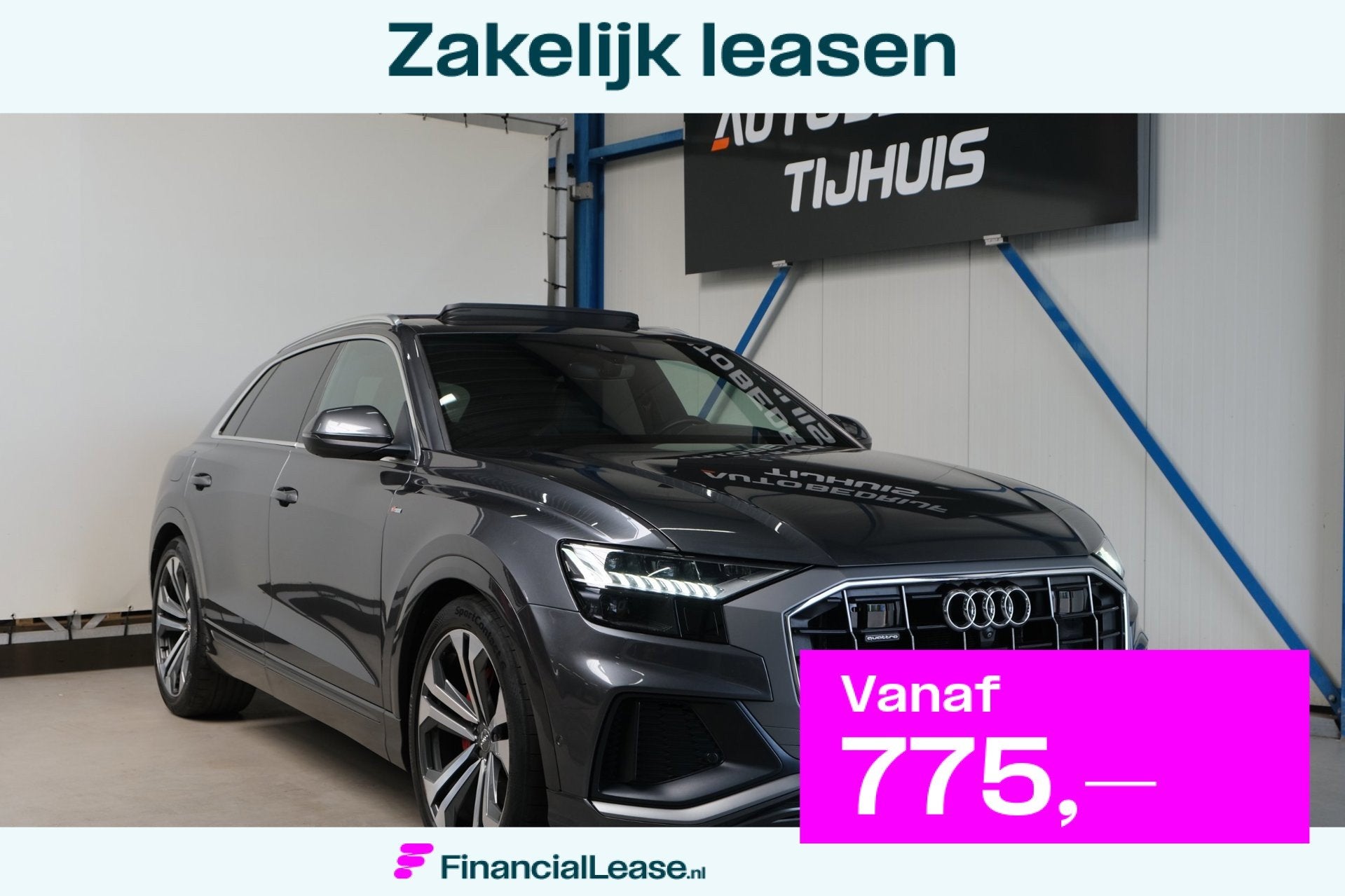 Audi Q8 50 TDI quattro Pro Line 2x S-Line - N.A.P. Airco, Cr, Automaat, 15 km/l, Gebruikt, Euro 6