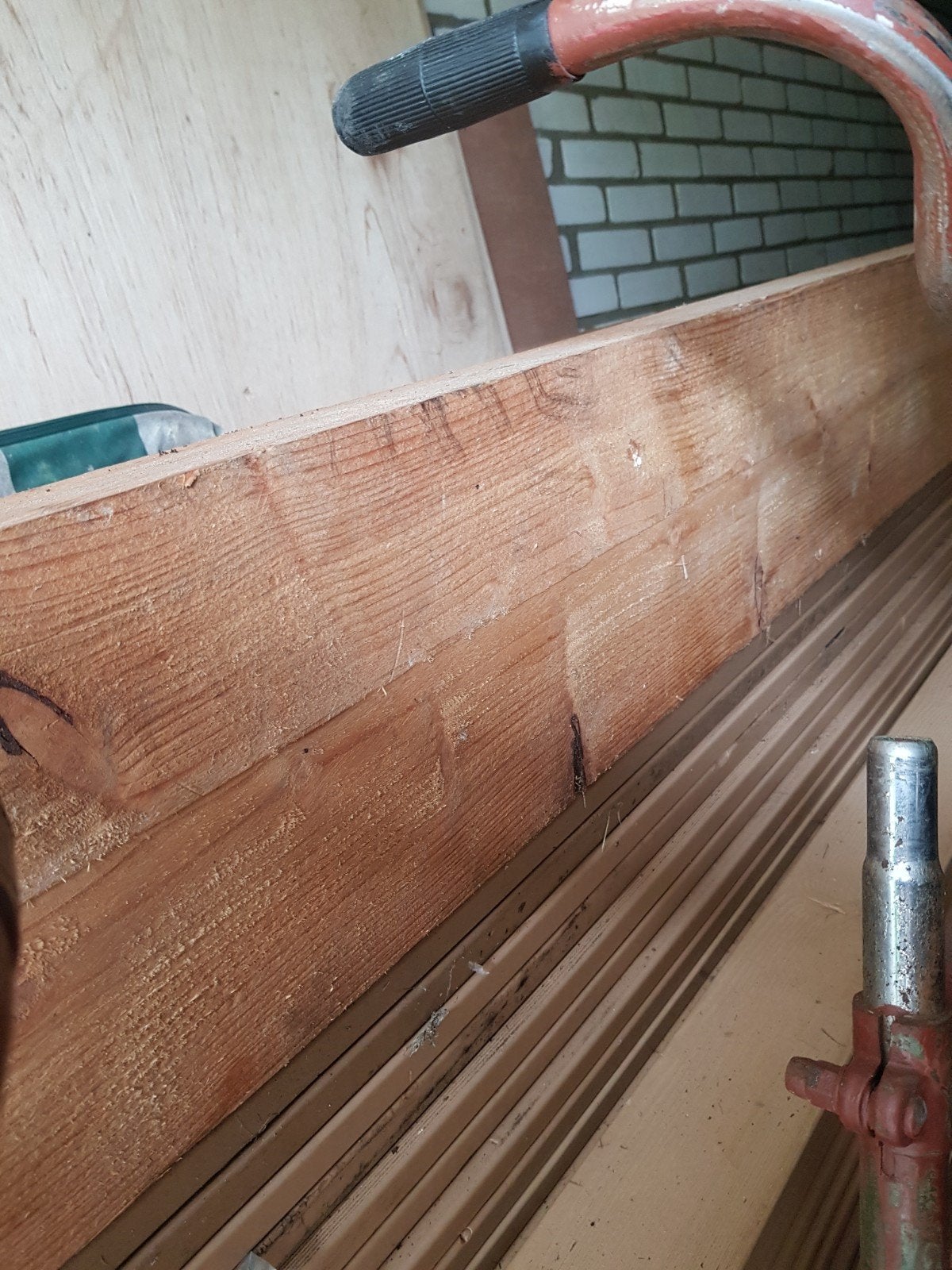 Houten balk douglas - larik, Doe-het-zelf en Verbouw, Hout en Planken, Ophalen