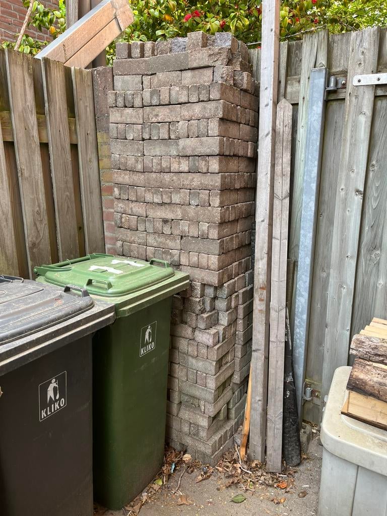 Klinkers gratis!, Ophalen, Gebruikt, Klinkers, 10 m² of meer