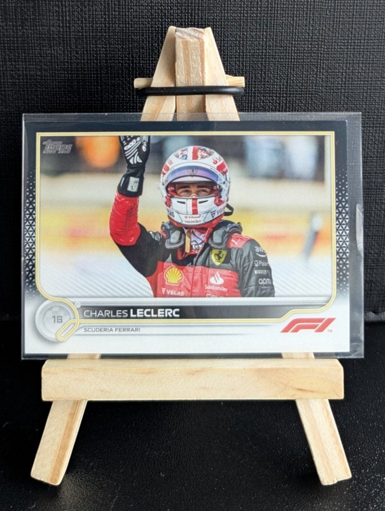 2022 topps f1 Charles Leclerc #28 black /10, Ophalen of Verzenden, Zo goed als nieuw, Plaatje