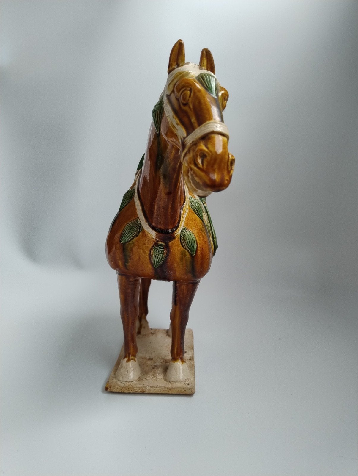 Decoratief Japans Paard Beeldje - Keramiek, Ophalen of Verzenden