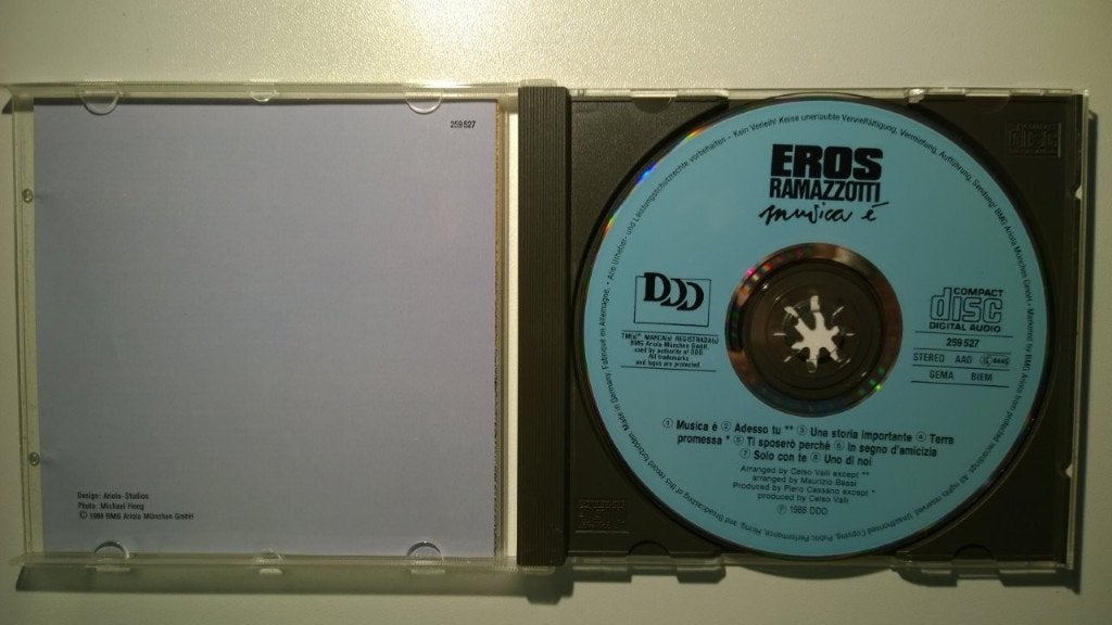 Eros Ramazzotti - Musica E, Ophalen of Verzenden, Zo goed als nieuw, Pop, Album