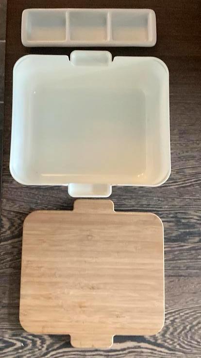 Tapenade/stokbrood bakjes, Ophalen of Verzenden, Zo goed als nieuw