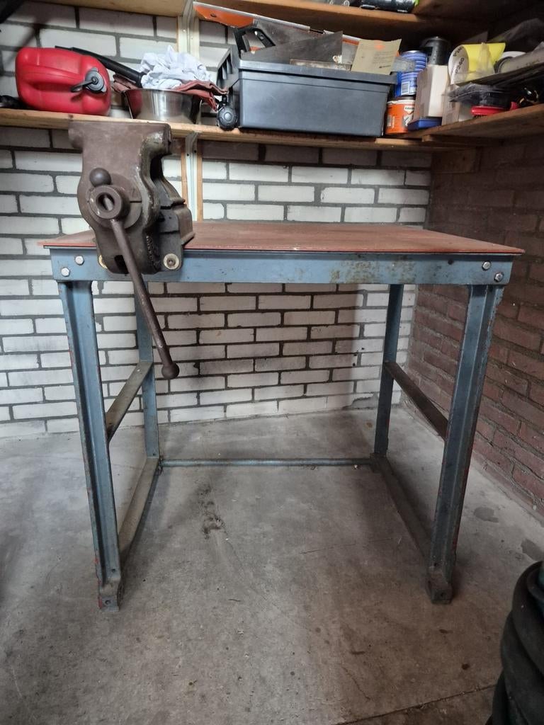 Lastafel, Doe-het-zelf en Verbouw, Ophalen, Gebruikt, Bankschroef