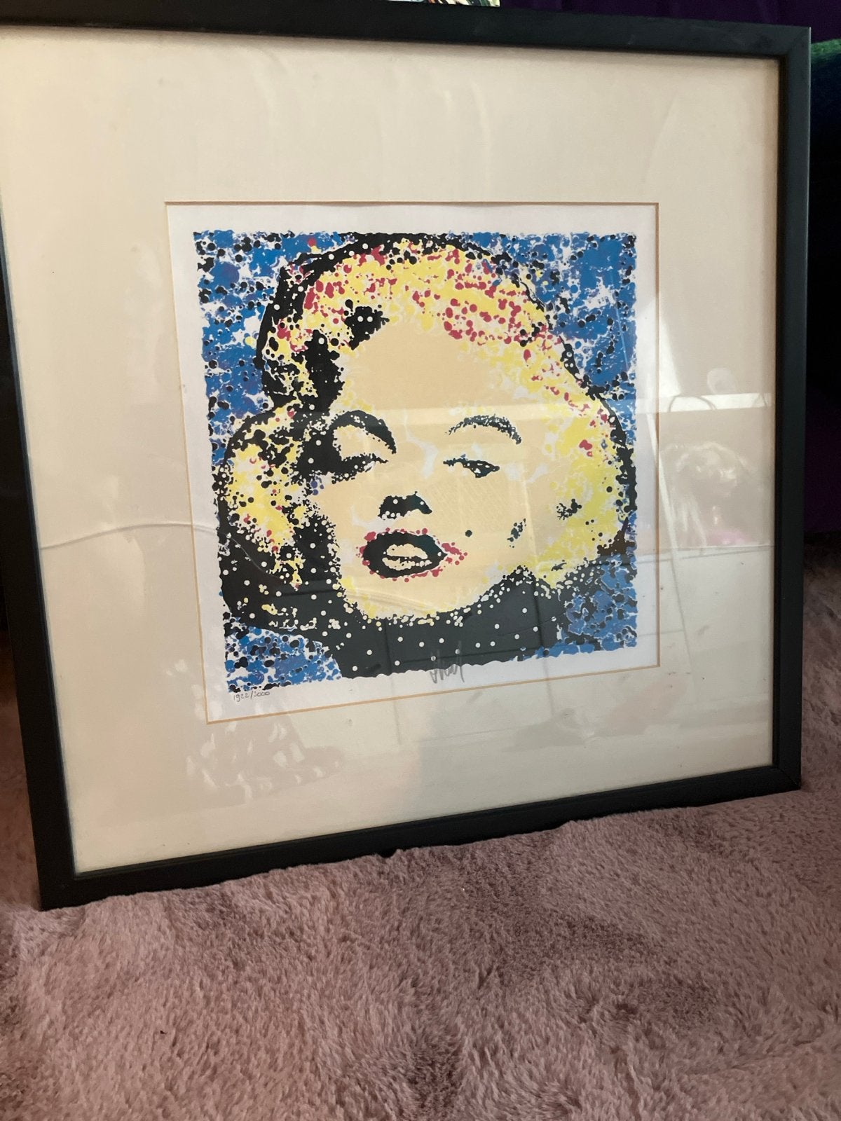 Marilyn Monroe zeefdruk van Ad van Hassel (gesigneerd), Ophalen