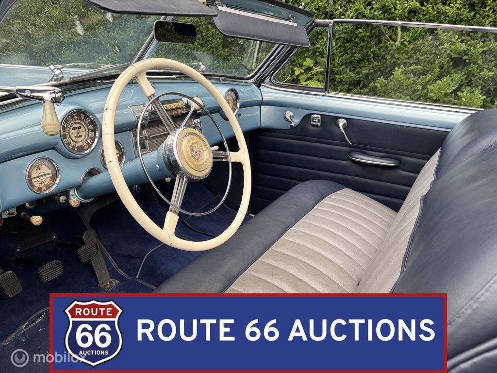 Buick Eight Cabriolet | 1947 | Route 66 Auctions, Auto's, Oldtimers, Overige carrosserieën, Zwart, Bedrijf, Handgeschakeld