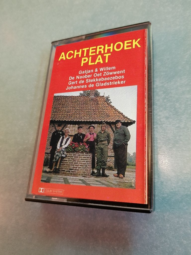 Achterhoek Plat (op cassetteband !) - Platteland muziek, Gebruikt, 1 bandje, Ophalen of Verzenden, Origineel