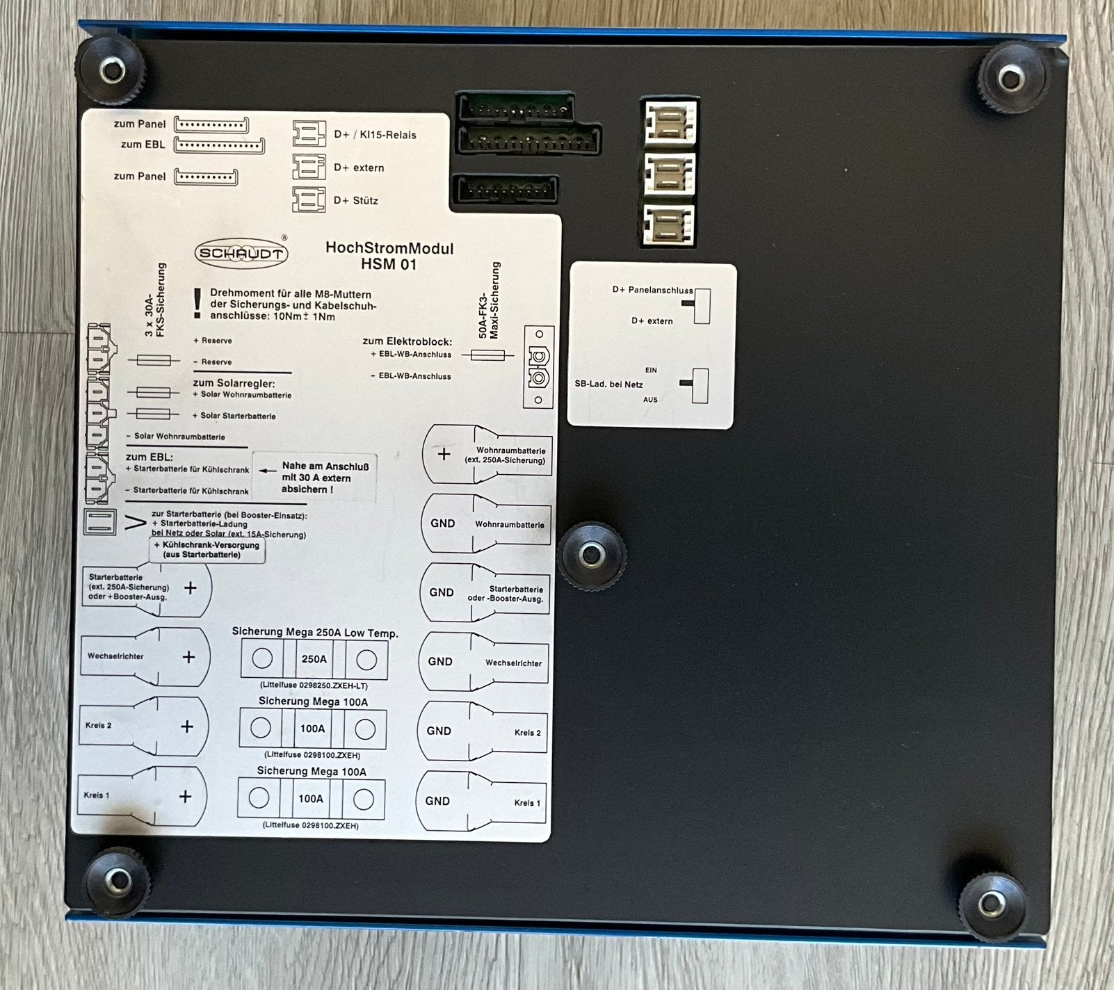HSM01 Schaudt hoofdstroomverdeler, Schaudt, Zo goed als nieuw, Service@schaudt.de, Planckstr. 8 Markdorf