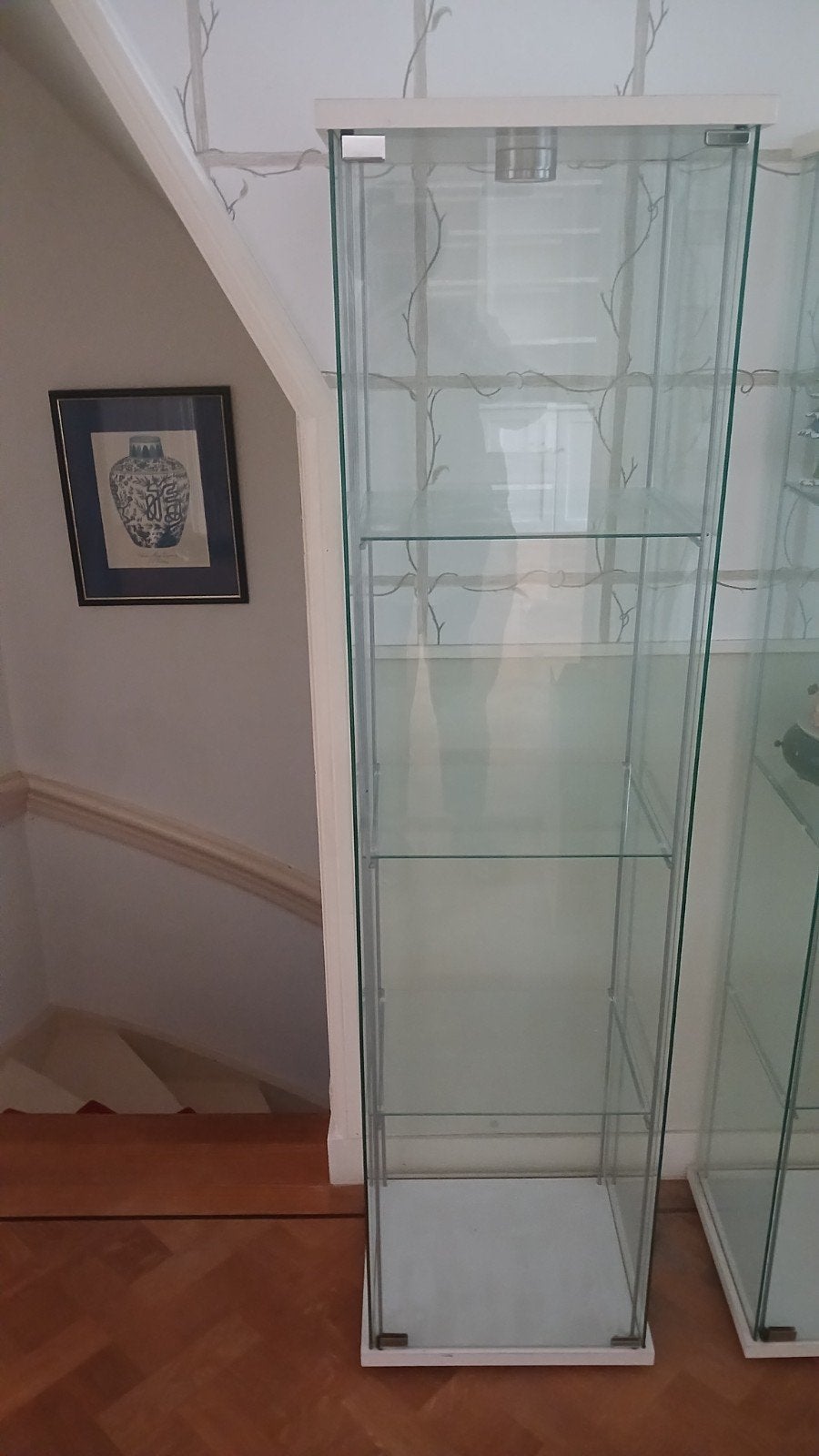 2 vitrines, Ophalen, 50 tot 100 cm, Zo goed als nieuw, Minder dan 100 cm