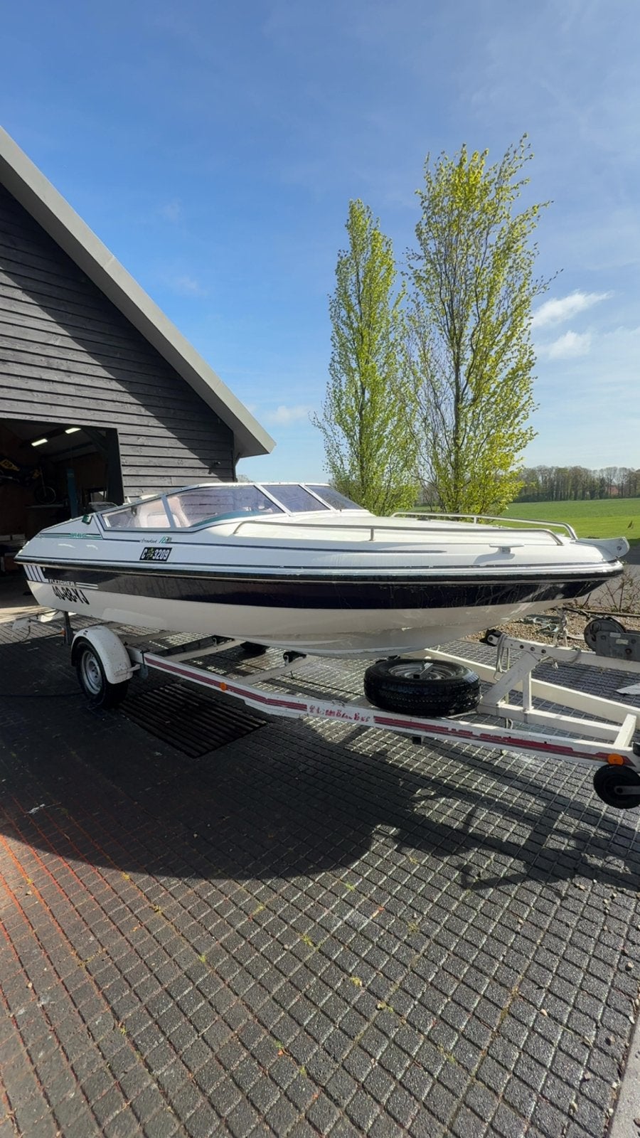 Fletcher Speedboot 18ft 200 PK Mercury en trailer, Ophalen, Overige merken, Gebruikt, 6 m