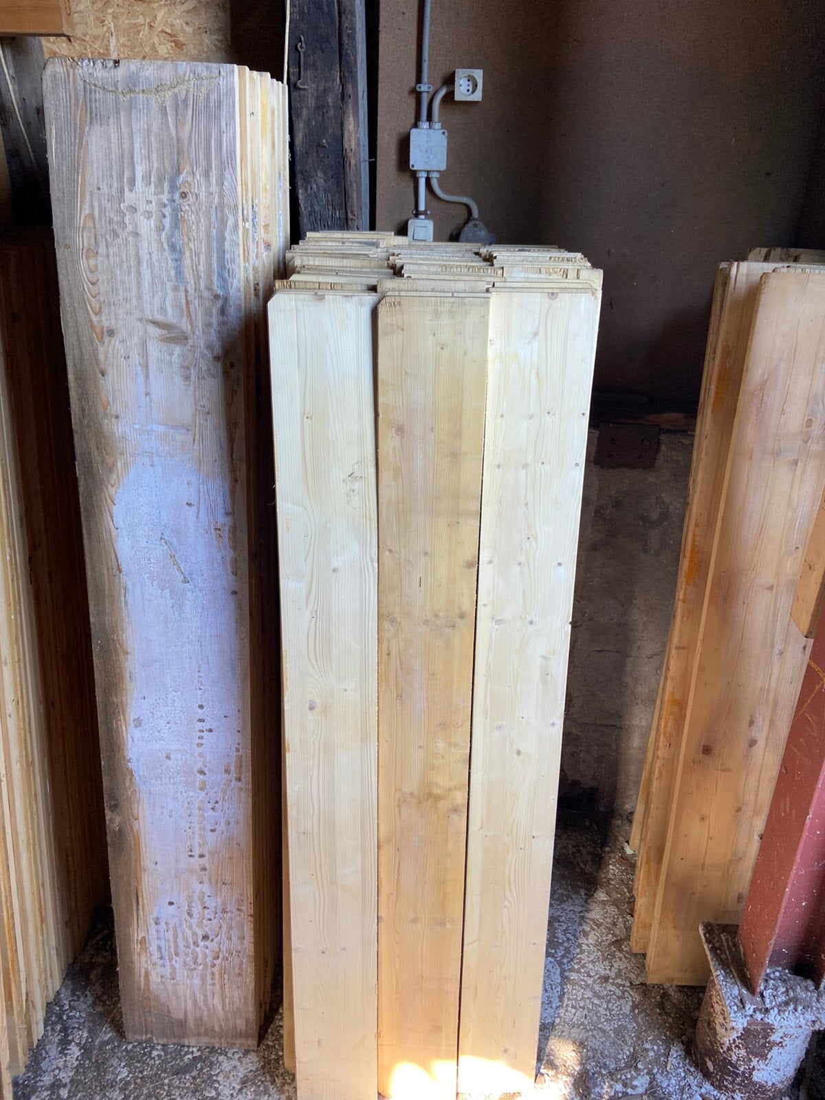 Kaasplanken 17x169x2,1xm, Doe-het-zelf en Verbouw, Ophalen, Minder dan 25 mm, Zo goed als nieuw, Plank