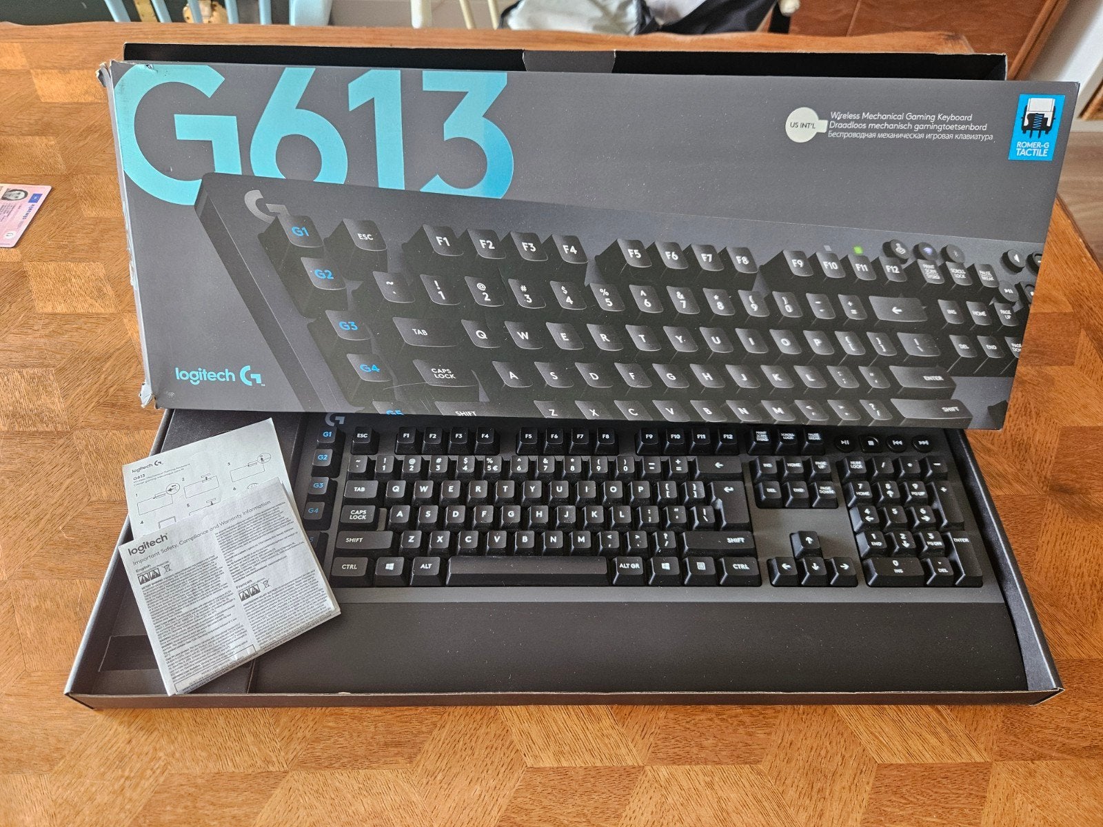 Logitech G613 Draadloos Mechanisch Gaming Toetsenbord, Gebruikt, Logitech G, Multimediatoetsen, Ophalen of Verzenden