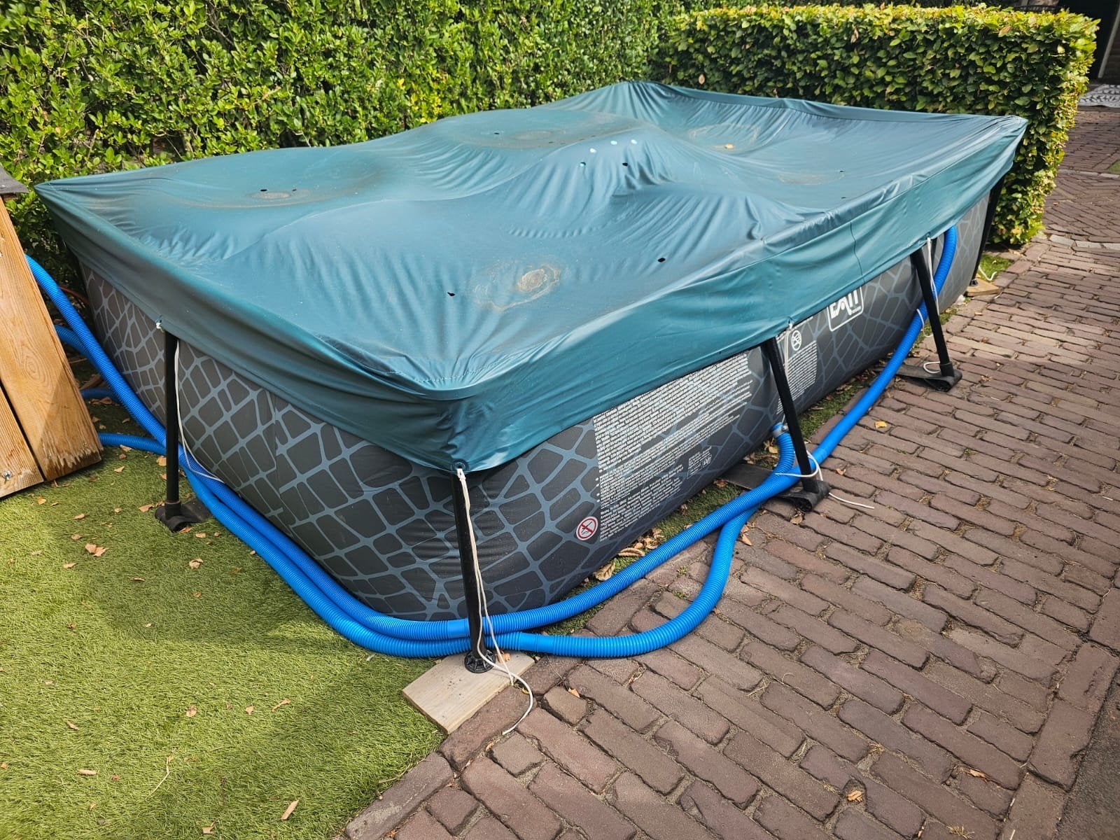 Exit Zwembad 2x3m met zandfilterpomp en accessoires, Tuin en Terras, Zwembaden, Ophalen, Gebruikt, 200 tot 300 cm, 80 tot 120 cm