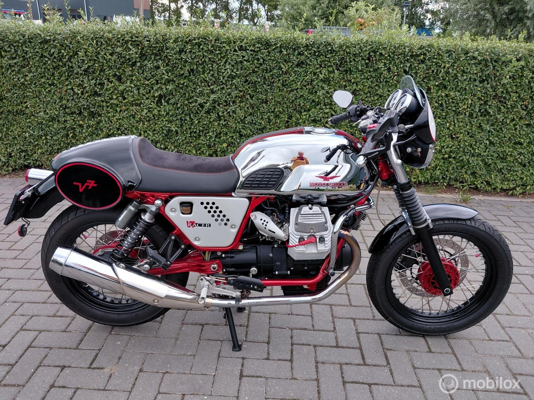 Nieuwstaat Moto Guzzi V7 Racer Classic 2012 10dkm Inruil mog, Motoren, Motoren | Moto Guzzi, 744 cc, Bedrijf, Toermotor, 12 t/m 35 kW
