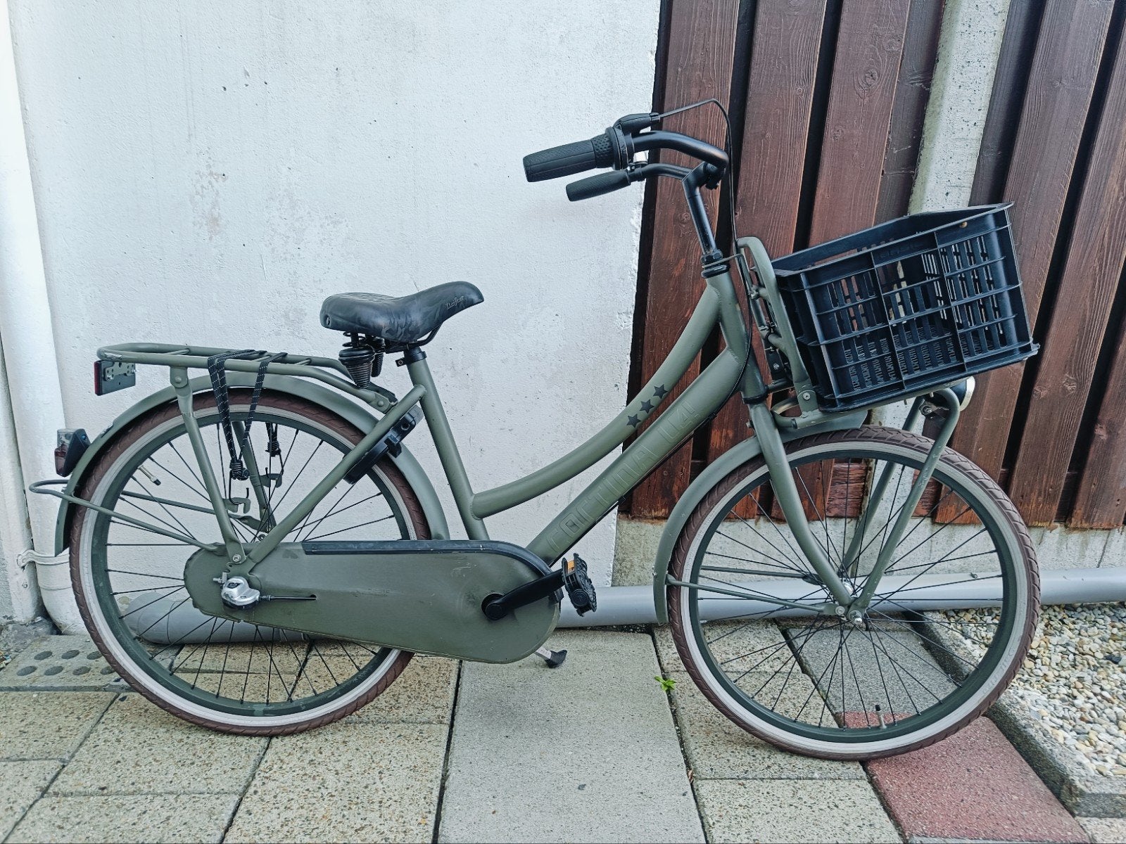 Prachtige Cortina U4 Transporter 24 inch meisjesfiets 3V, Ophalen, Terugtraprem, 24 inch, Cortina U4 transportfiets