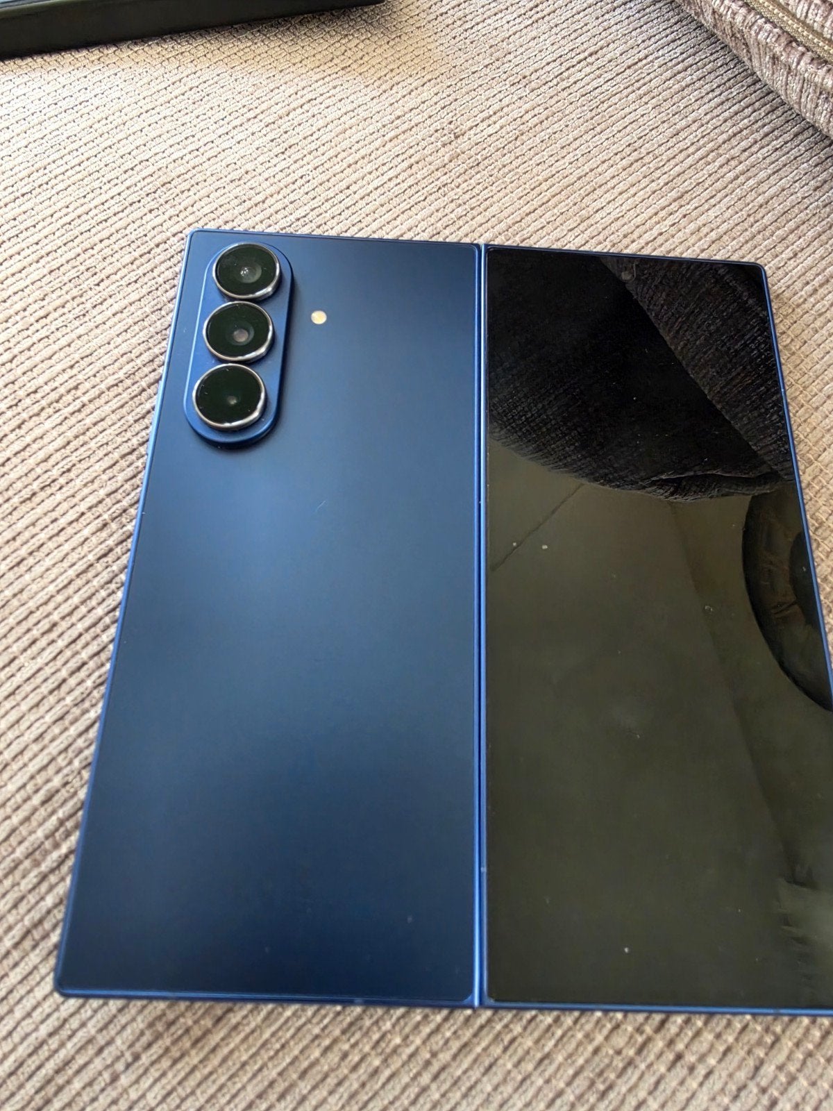 Samsung Galaxy Z Fold 7 Blue Shadow 1TB, Blauw, Touchscreen, Ophalen of Verzenden, Zo goed als nieuw