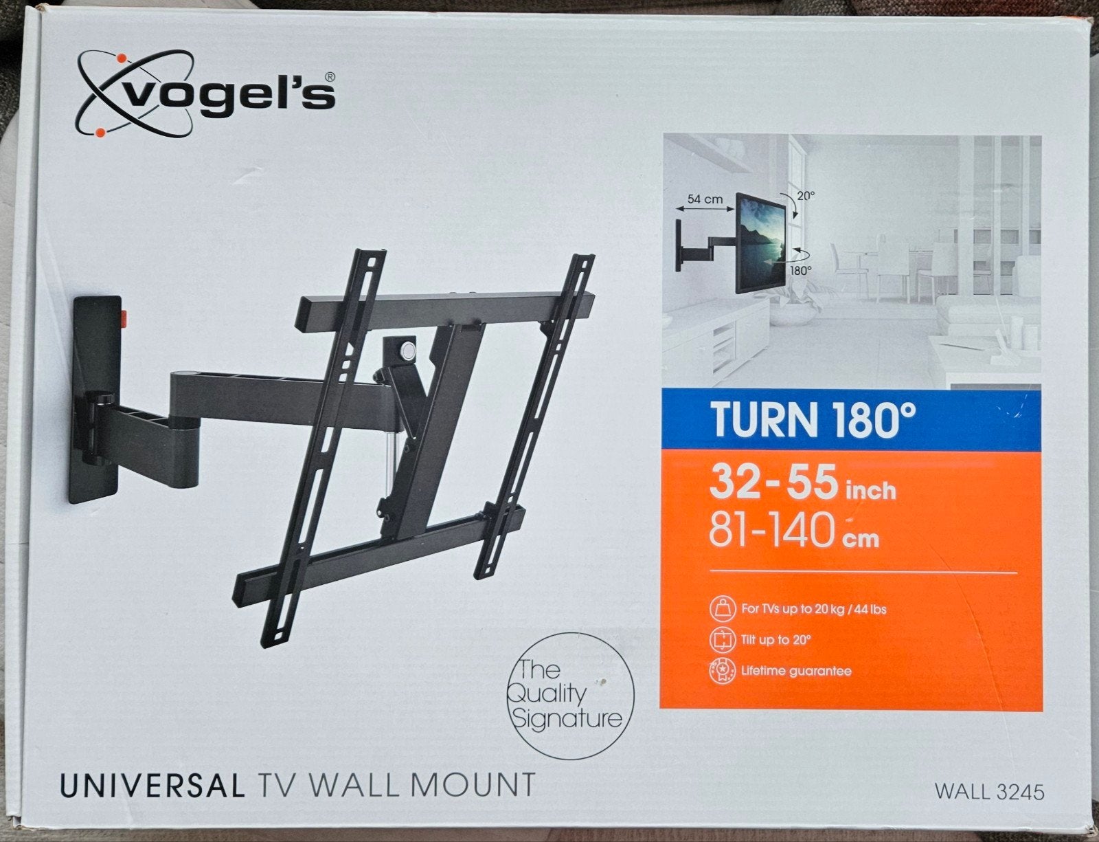Vogel's WALL 3245 Universele TV Beugel 32"-55" nu € 50,=, Audio, Tv en Foto, Ophalen of Verzenden, Nieuw