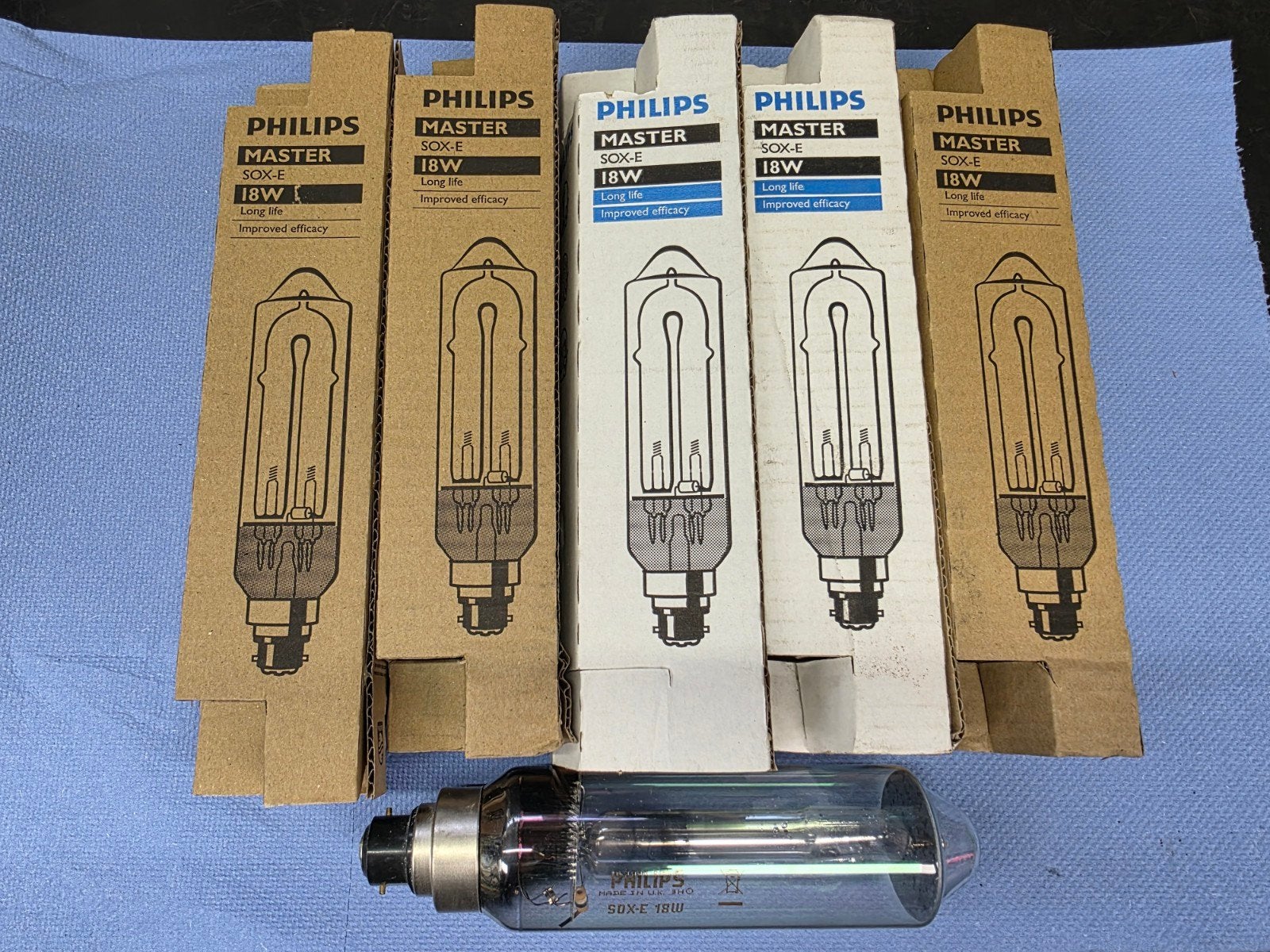Philips 18W Sox. Natriumlamp. Sox-E., Tuin en Terras, Buitenverlichting, Nieuw, Wandlamp, Aluminium, Minder dan 50 watt, Netvoeding