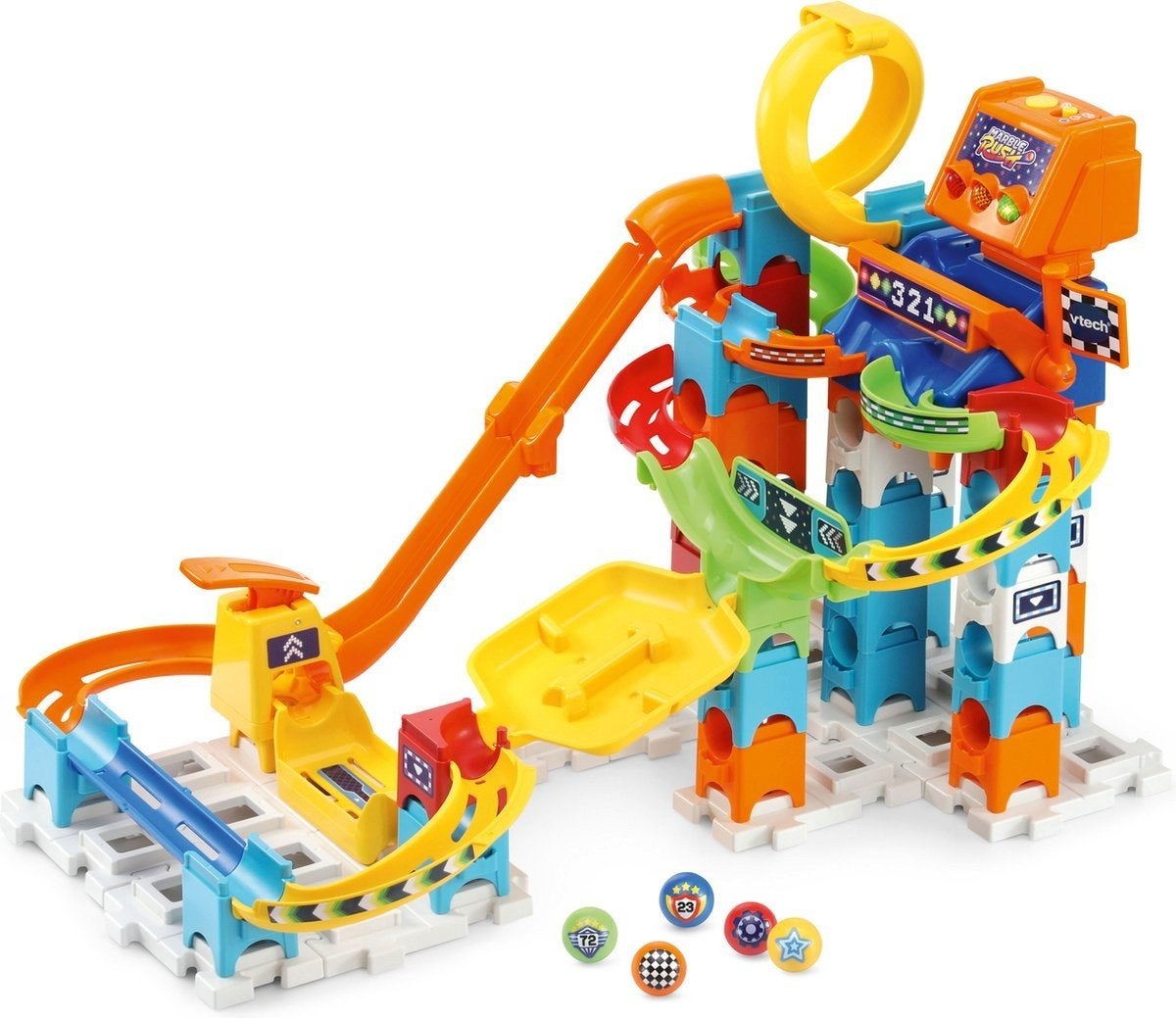 Vtech Marble Rush Racing Set - Compleet en Zo Goed als Nieuw, Ophalen, Zo goed als nieuw, Jongen of Meisje
