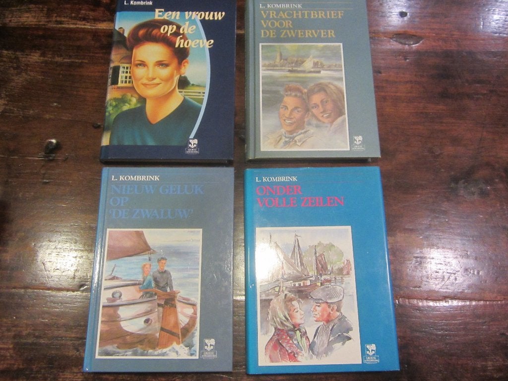 L Kombrink Groene Ankerreeks 4x hoeve/zwerver/zwaluw/zeilen, Ophalen of Verzenden, Gelezen