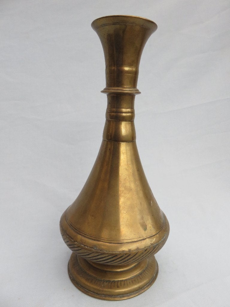 Bronzen Perzische vaas met versieringen - 18e - 19e eeuw, Ophalen of Verzenden, Brons