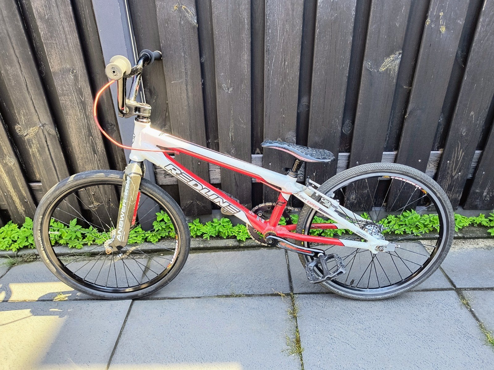 Redline BMX Racefiets met O'Neal Helm en Bescherming, Fietsen en Brommers, Ophalen, Velgrem, Redline, Aluminium
