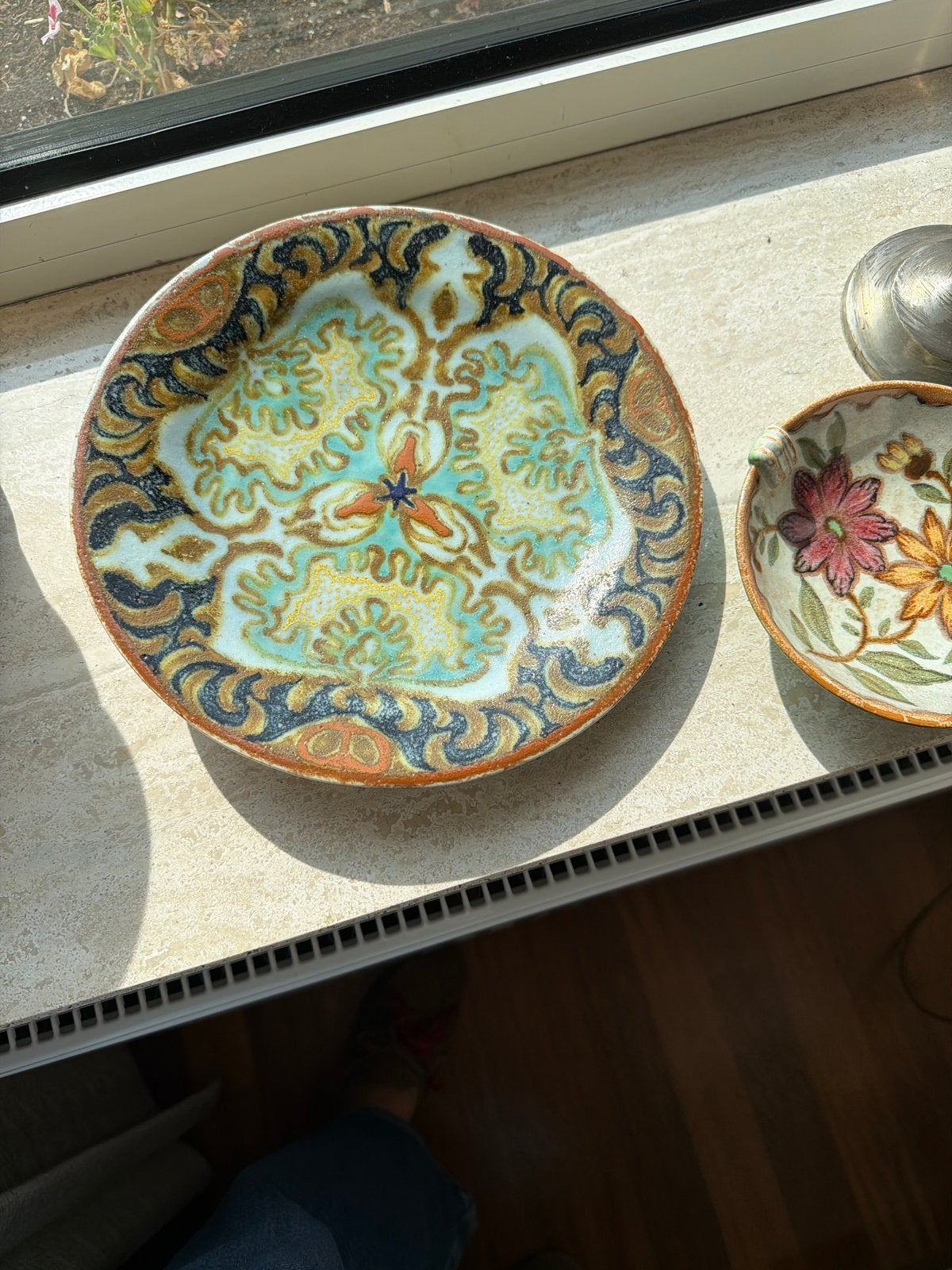 Set van 2 Goudse Hollandse Iris schaaltjes/bordjes, Antiek en Kunst, Ophalen of Verzenden