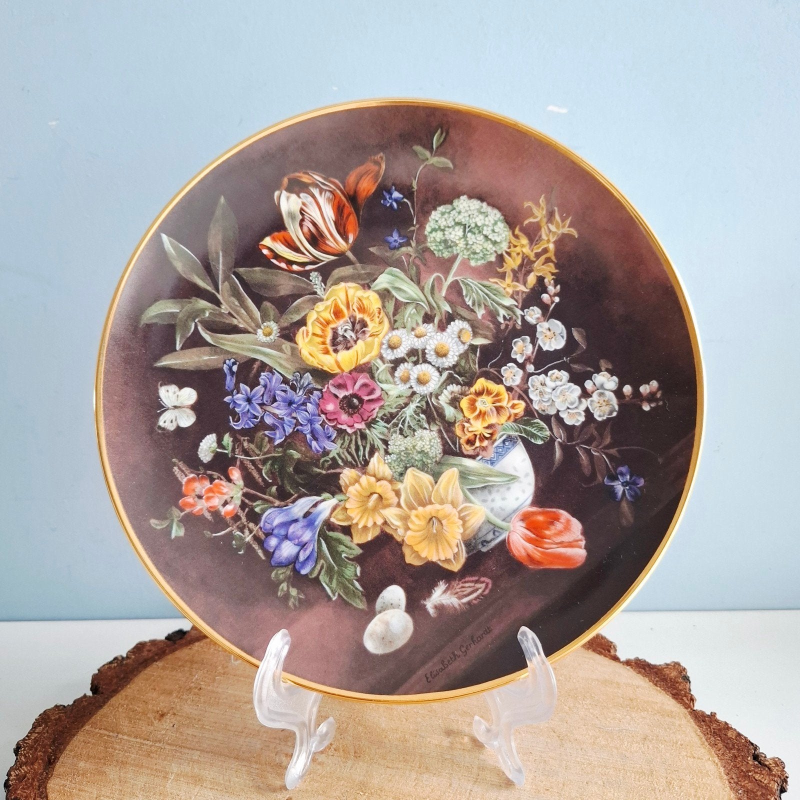 Elisabeth Gerhardt 'Voorjaarsboeket', sierbord, Antiek en Kunst, Ophalen of Verzenden