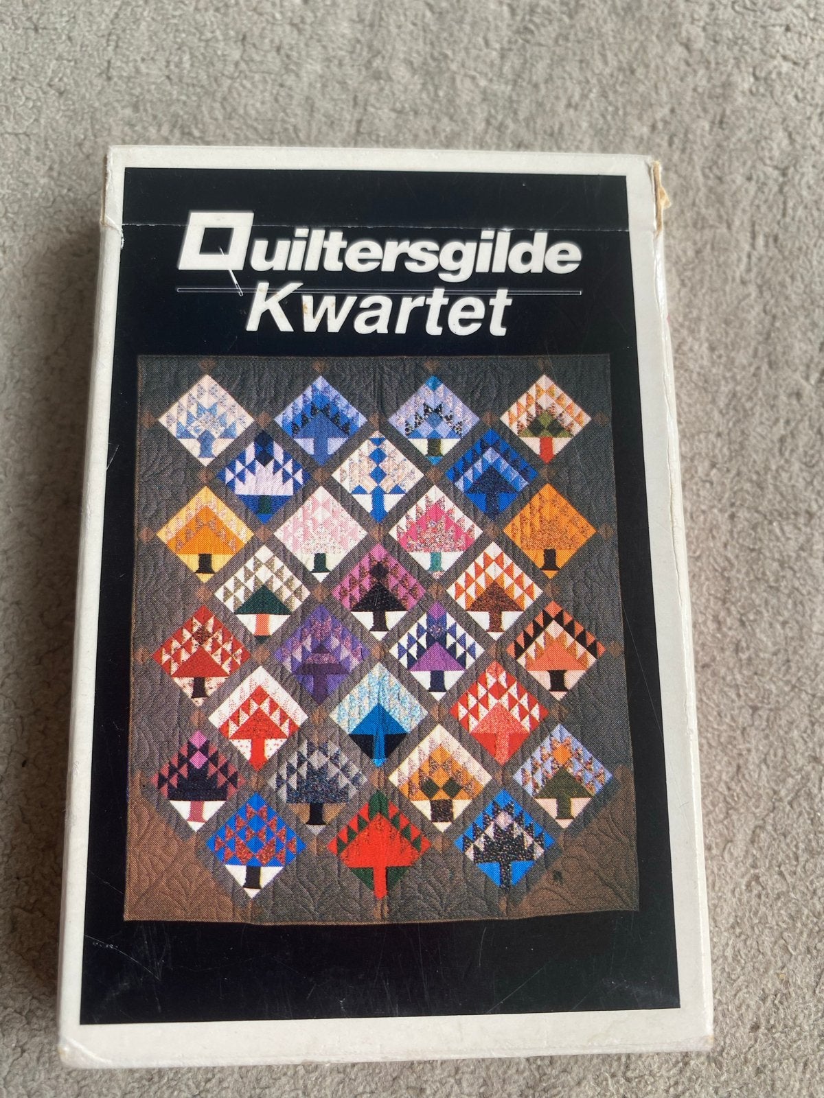 Quiltersgilde Kwintet - Zeldzaam Kaartspel uit 1993, Ophalen of Verzenden, Gebruikt