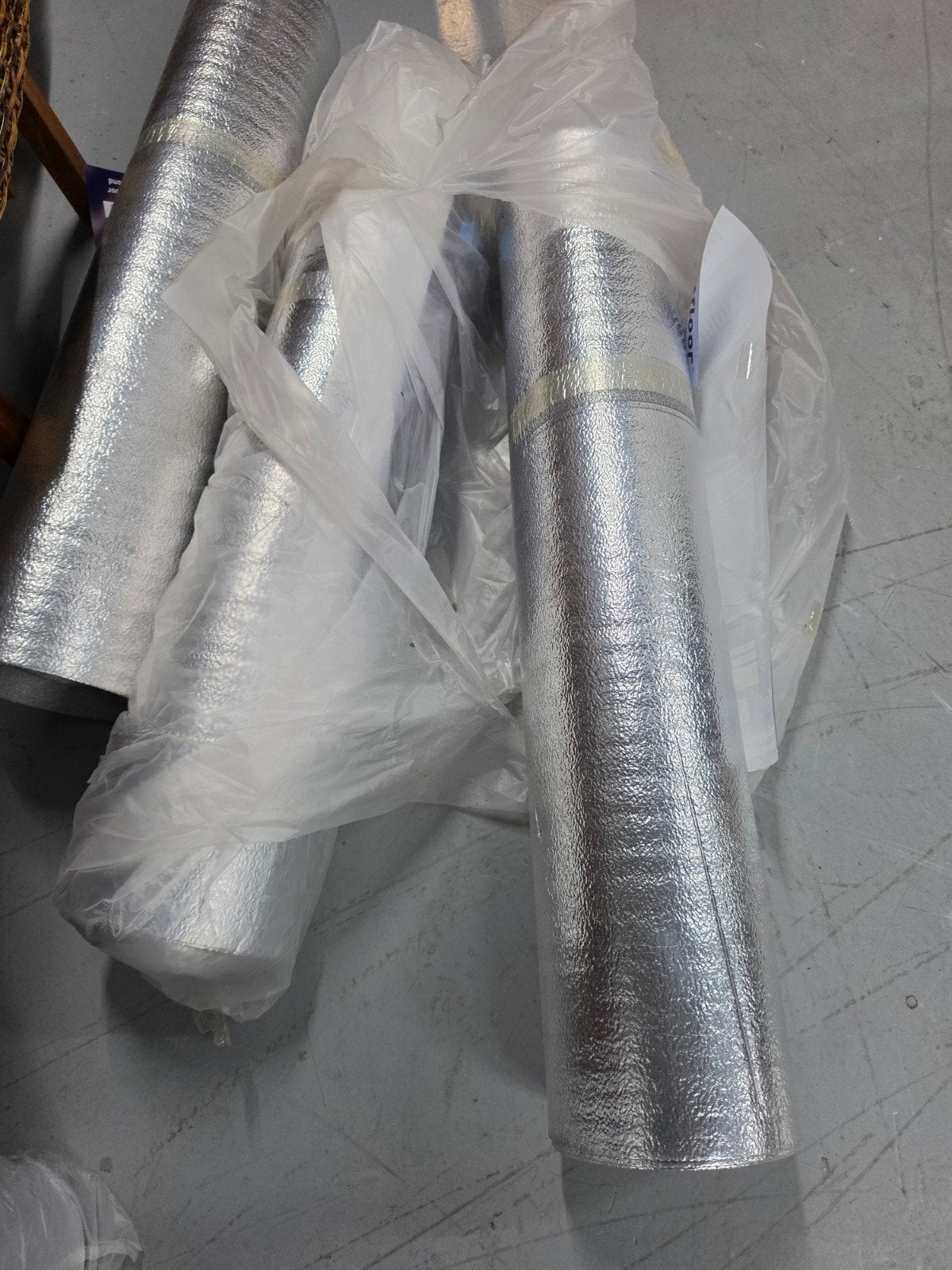13 rollen ondervloer (15m² per rol) - Firstfloor Aluline, Ophalen