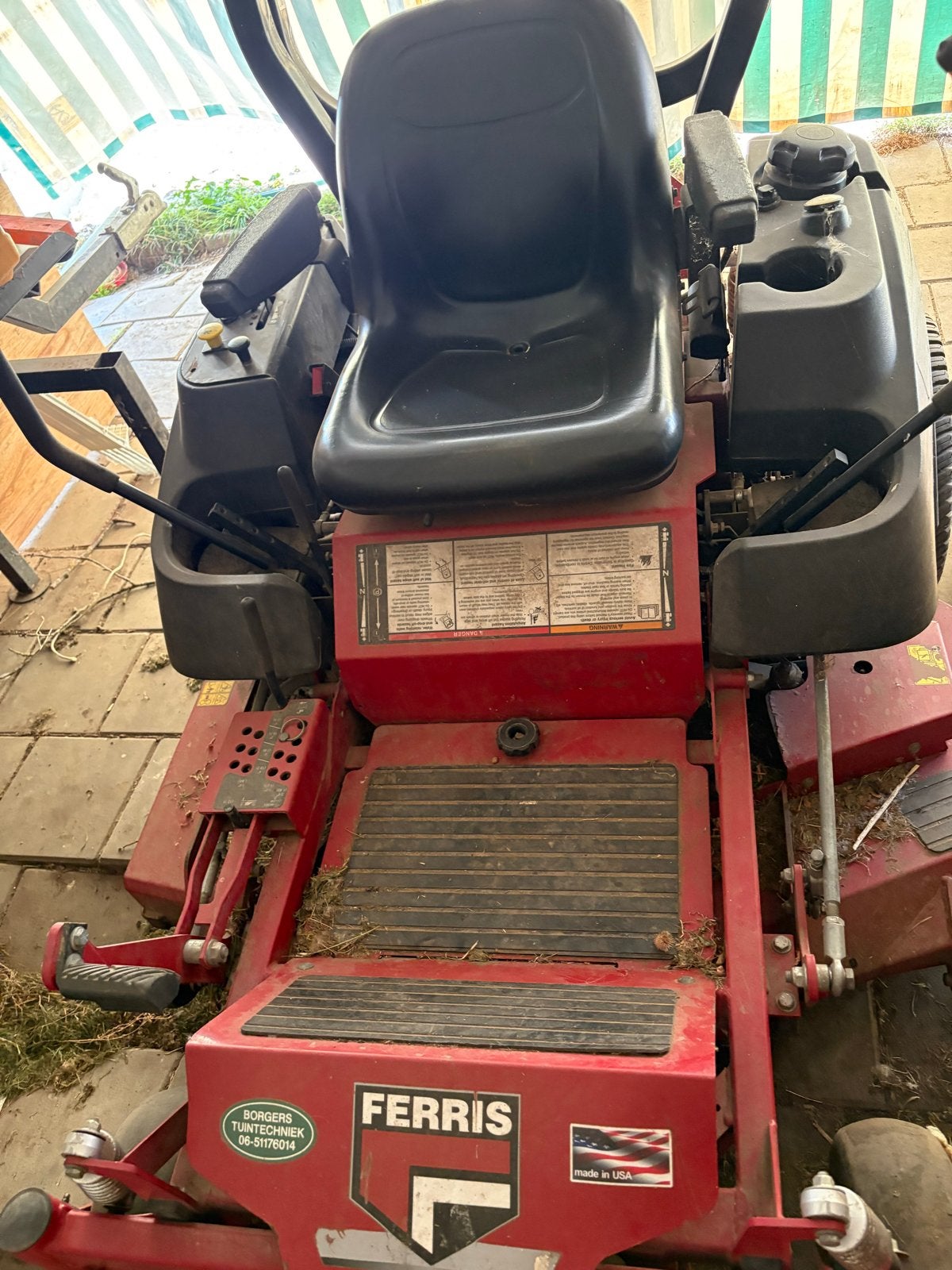 Ferris IS 700Z Zitmaaier - 27 pk, 132 cm, 324 uur, Tuin en Terras, Ophalen, Gebruikt, Mulchfunctie, Benzine-grasmaaier