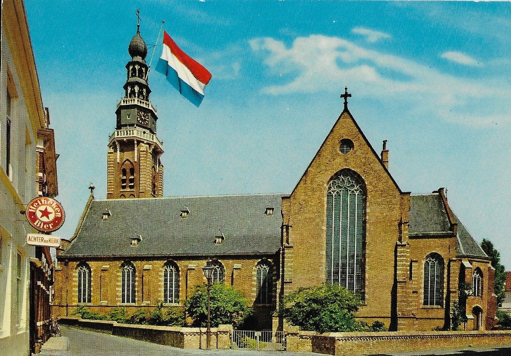 Vlissingen st jacobskerk ongelopen ansichtkaart, Ophalen of Verzenden, Voor 1920, Gelopen, Zeeland