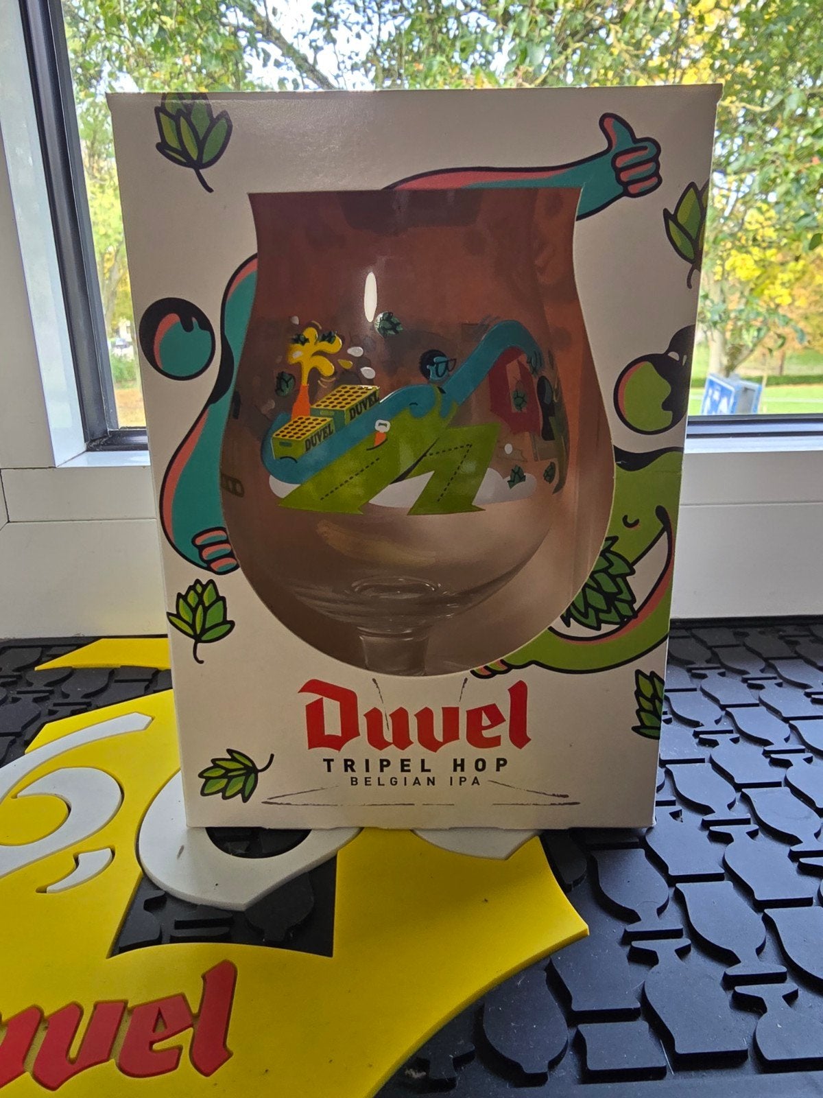 Duvel glas Tripel Hop, Verzamelen, Ophalen of Verzenden, Nieuw, Glas of Glazen, Duvel