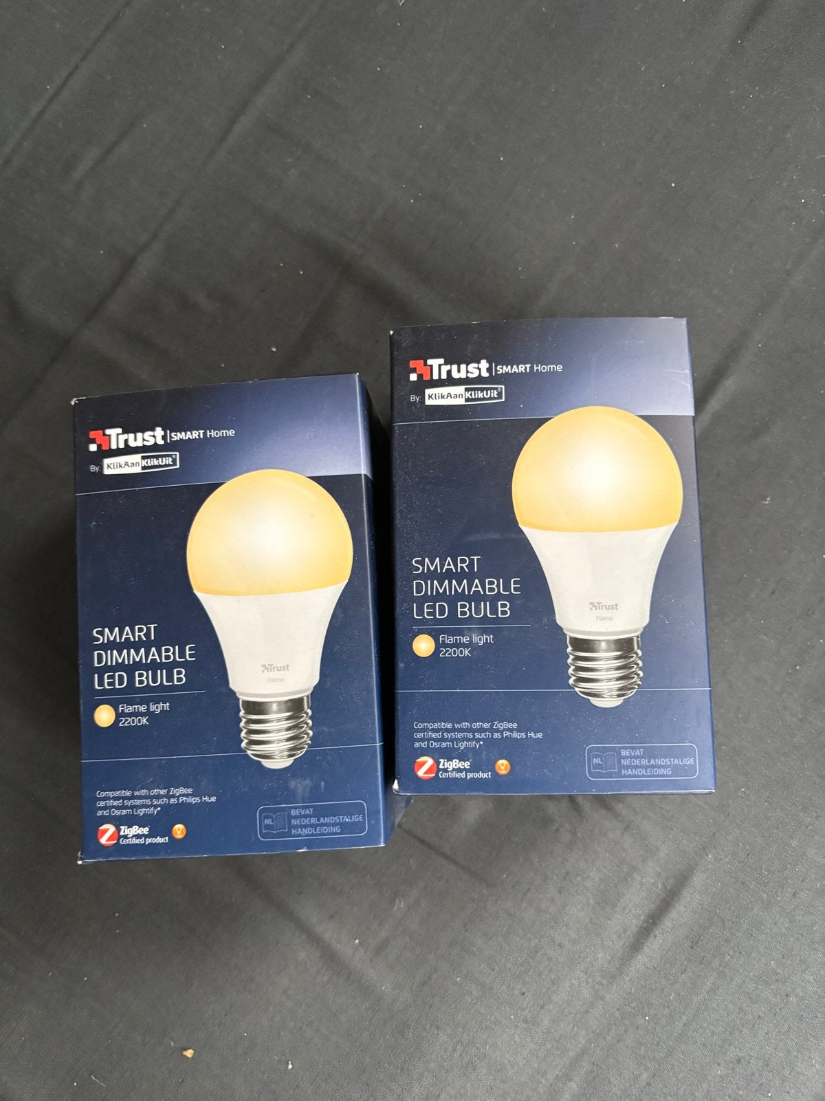 Trust Smart Dimbare LED Lamp 2200K (2 stuks), Ophalen of Verzenden, Nieuw