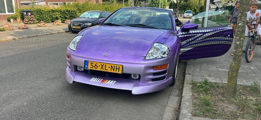 Mitsubishi Eclipse 3G spyder 2002 2fast2furious, Cabriolet, 4 stoelen, Eclipse, Grijs