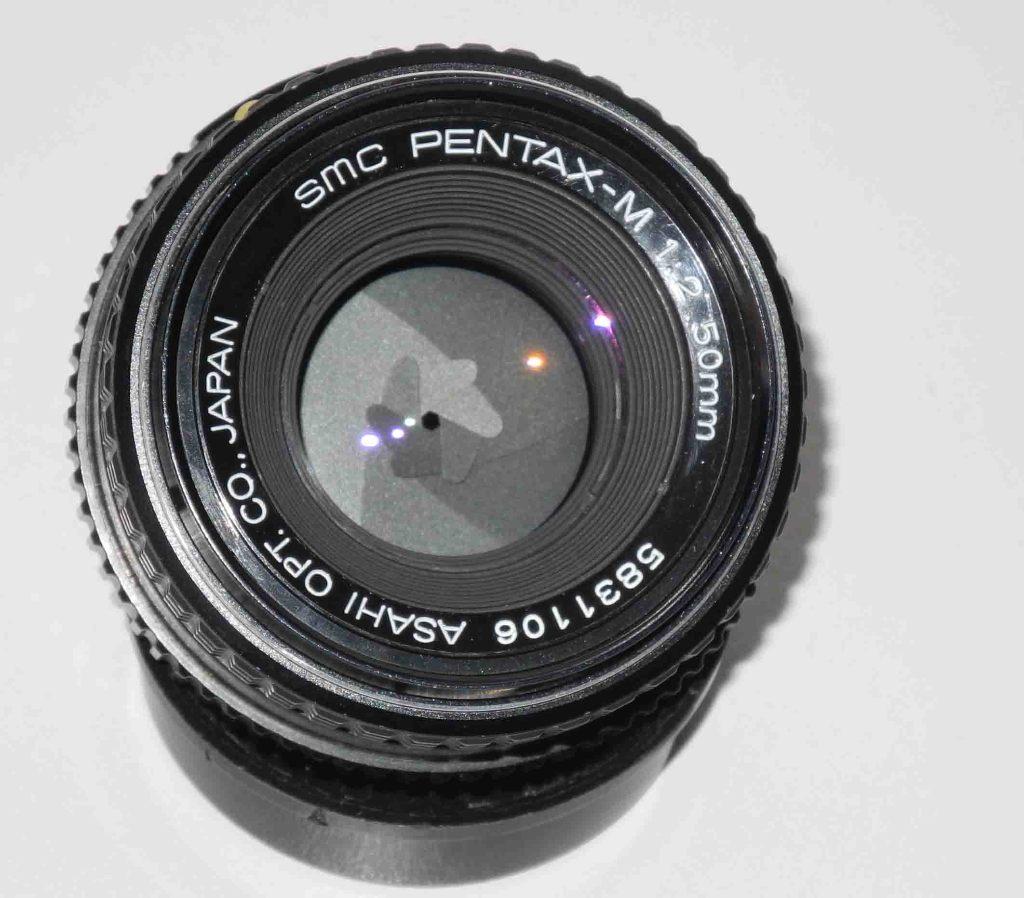 Pentax SMC M 55mm 2.0 PK, Ophalen of Verzenden, Gebruikt, Standaardlens