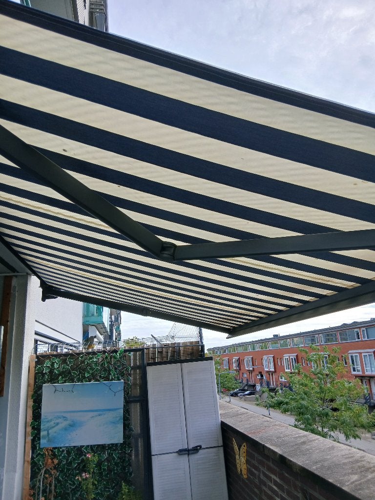 Elektrisch zonnescherm, Ophalen, Gebruikt, Elektrisch, 150 tot 300 cm