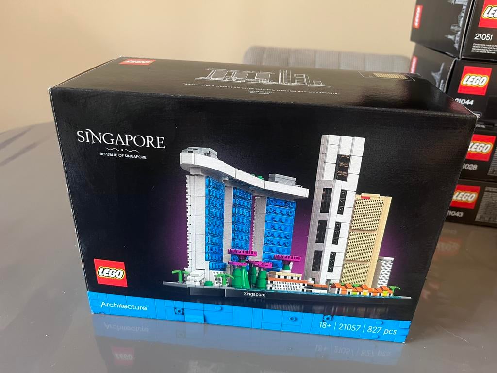 Lego 21057 Singapore, Kinderen en Baby's, Speelgoed | Duplo en Lego, Zo goed als nieuw, Lego, Complete set, Compleet, Inclusief doos