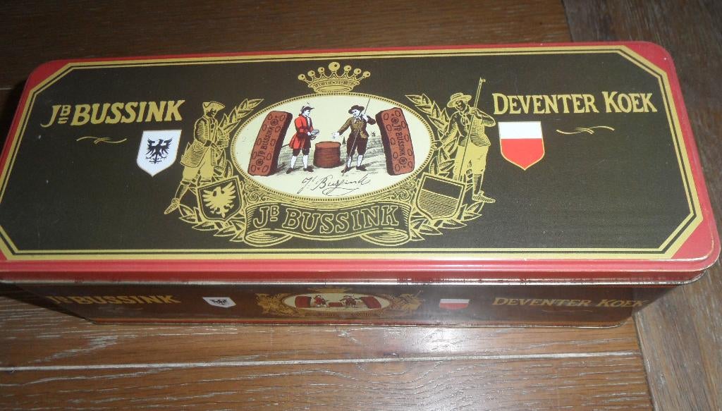 In goede staat: blik Deventer Koek - J.B. Bussink, Ophalen of Verzenden, Zo goed als nieuw, Overige