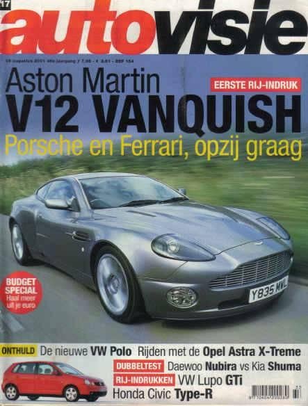Autovisie 17 2001 : Honda Civic Type R - VW Lupo GTI - Opel, Ophalen of Verzenden, Gelezen, Algemeen