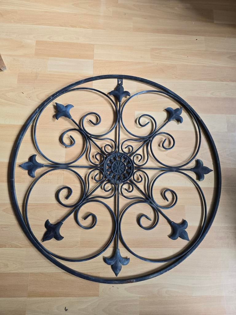 Smeedijzeren ornament franse lelie, Ophalen of Verzenden