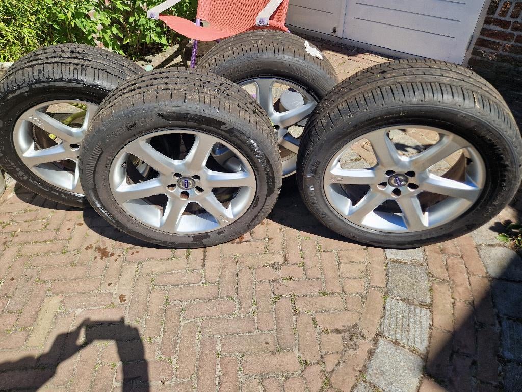 Volvo XC90 velgen met zomerbanden 19inch 255, Auto diversen, Tuning en Styling, Ophalen