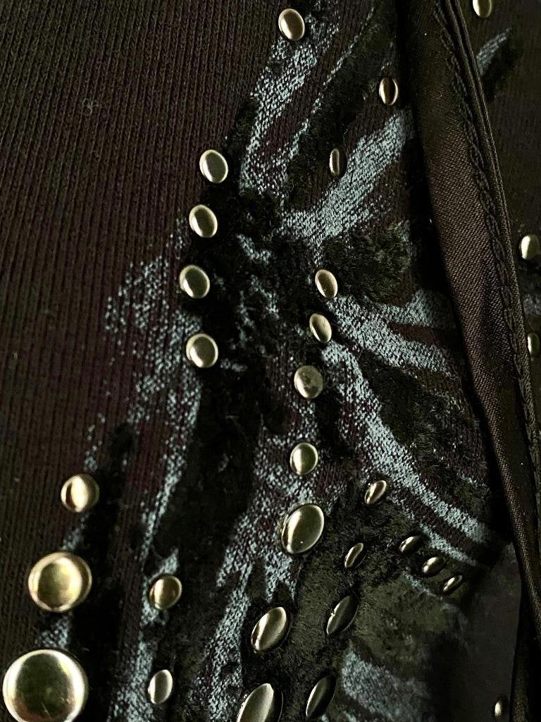 J615 Monari maat 42/44=L katoenen vest vestje zwart, Monari, Zwart, Maat 42/44 (L), Ophalen of Verzenden
